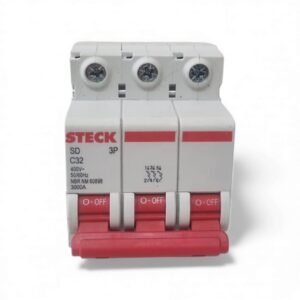 Disjuntor Tripolar 32a curva C Sdd63c32 Steck 400V