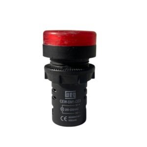 2 Sinaleiro De Led Vermelho Weg 22mm 220vca Ip54 Cew-sm1-d23