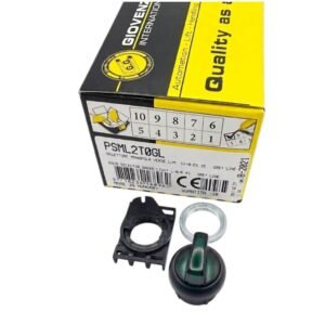 Botão Seletor Giovenzana - PSML2T0GL Manopla Curta 22mm