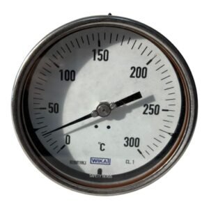 TERMOMETRO BIMETALICO INDUSTRIAL 0°C A 300°C WIKA