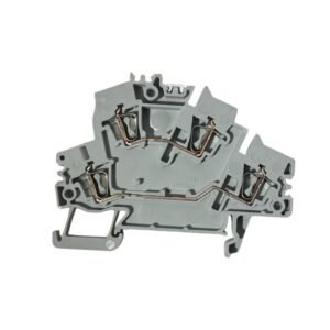 Kit 2 Borne Conector Mola Duplo 2,5mm Zdk 2,5-2 / 1492-LD3