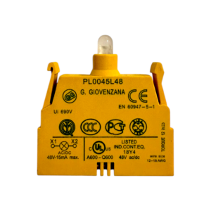 Kit 5 Bloco Contato Parafuso Led 48v Giovenzana PL0045L48