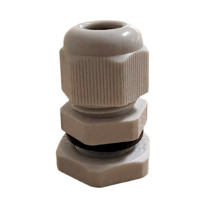 Kit 50 Peças Prensa Cabo Pg9 Completo Nylon Rosca Cinza