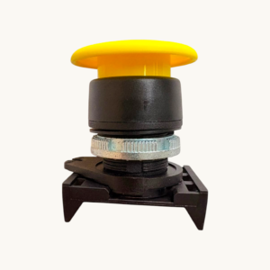 KIT 2 Botao Cogumelo 22mm Amarelo Giovenzana - PPFN3M4N