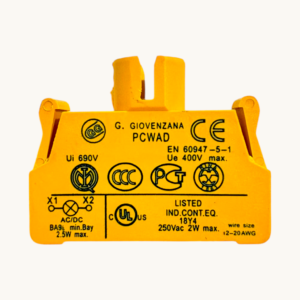 KIT 5 Bloco Contato Porta Lampada Giovenzana - PCWAD Ba9s