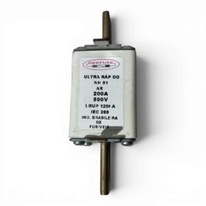 KIT 3 Fusivel Dekfuse Nh01 500V 200A Ultra-rápido
