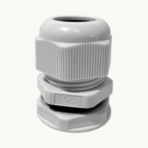 Kit 20 Prensa Cabo M25x1.5 Branco Anel Vedacao