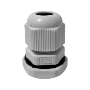 Kit 5 Prensa Cabo Curto PG9 Metaltex - CH-PG9-9-C