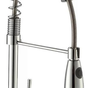 Torneira Cozinha Cromo Monocomando Gourmet Ducha DC-6001B