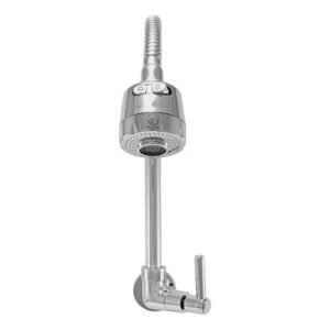 Torneira Cozinha Metal Tubo Flexível Prateado WJ-1