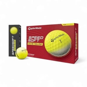 Kit 12 Bolas Golfe TaylorMade SpeedSoft Amarela - 2024
