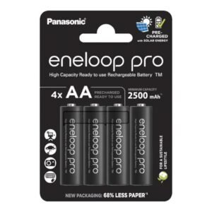 Pilha Recarregável AA para Panasonic - Eneloop Pro 4un