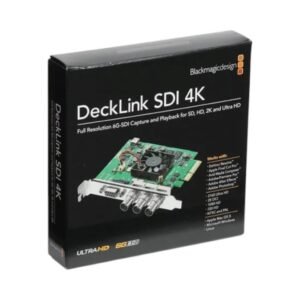 Placa Captura De Vídeo Blackmagic Decklink Sdi 4k