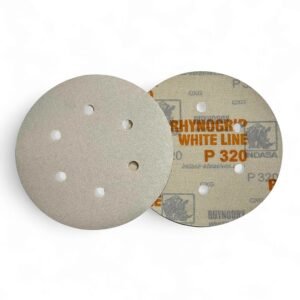 Kit 50 Lixas Disco 150mm Indasa - Whiteline Grão P320